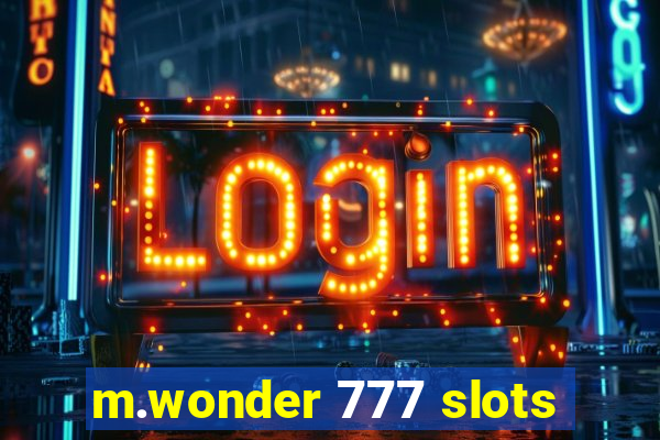 m.wonder 777 slots